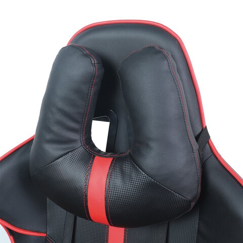 Офисное кресло Brabix GT Carbon GM-120 (две подушки, экокожа, черное/красное) 531931 в Стерлитамаке - изображение 5