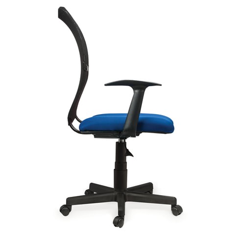 Кресло офисное Brabix Spring MG-307 (с подлокотниками, комбинированное синее/черное TW) в Стерлитамаке - изображение 1