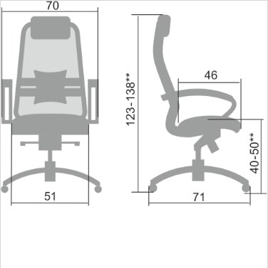 Офисное кресло Samurai SL-1.04, бежевый в Салавате - изображение 1