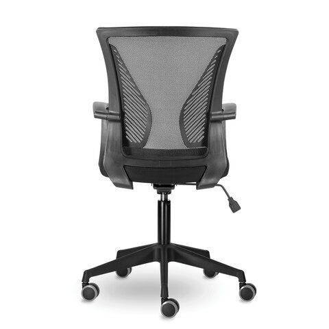 Кресло офисное Brabix Wings MG-309 (пластик черный, сетка, черное) 532015 в Стерлитамаке - изображение 3