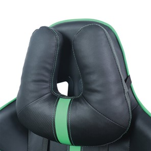 Офисное кресло Brabix GT Carbon GM-120 (две подушки, экокожа, черное/зеленое) 531929 в Стерлитамаке - предосмотр 5