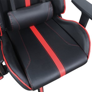 Офисное кресло Brabix GT Carbon GM-120 (две подушки, экокожа, черное/красное) 531931 в Стерлитамаке - предосмотр 8