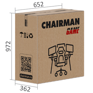 Игровое кресло CHAIRMAN GAME 35 с выдвижной подставкой для ног Ткань черная / Ткань оранжевая в Стерлитамаке - предосмотр 7