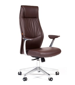 Офисное кресло CHAIRMAN Vista Экокожа премиум коричневая (vista) в Уфе - предосмотр