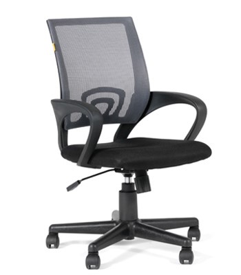 Офисное кресло CHAIRMAN 696 black Сетчатый акрил DW63 темно-серый в Салавате - изображение