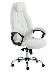Кресло BOSS Lux, кож/зам, белый, арт.15307 в Стерлитамаке