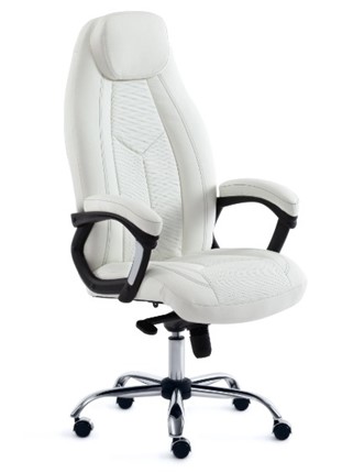 Кресло BOSS Lux, кож/зам, белый, арт.15307 в Стерлитамаке - изображение