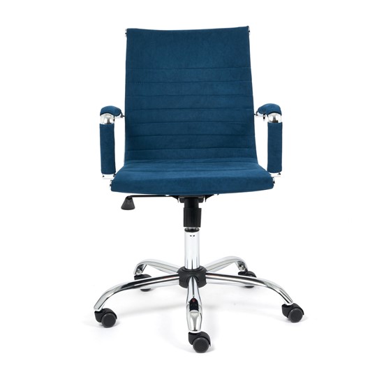 Компьютерное кресло URBAN-LOW флок, синий, арт.14448 в Стерлитамаке - изображение 1