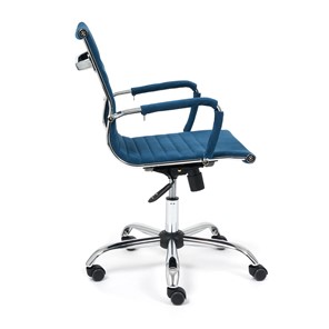 Компьютерное кресло URBAN-LOW флок, синий, арт.14448 в Стерлитамаке - предосмотр 2