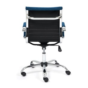 Компьютерное кресло URBAN-LOW флок, синий, арт.14448 в Стерлитамаке - предосмотр 4