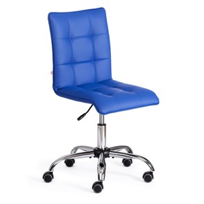 Кресло компьютерное ZERO кож/зам, синий, арт.12449 в Уфе