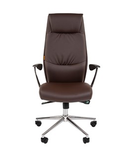Офисное кресло CHAIRMAN Vista Экокожа премиум коричневая (vista) в Стерлитамаке - предосмотр 3