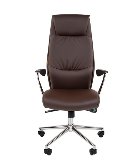 Офисное кресло CHAIRMAN Vista Экокожа премиум коричневая (vista) в Уфе - изображение 3
