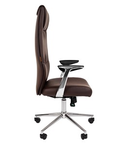 Офисное кресло CHAIRMAN Vista Экокожа премиум коричневая (vista) в Уфе - предосмотр 4