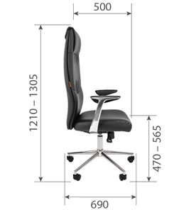 Офисное кресло CHAIRMAN Vista Экокожа премиум коричневая (vista) в Уфе - предосмотр 6