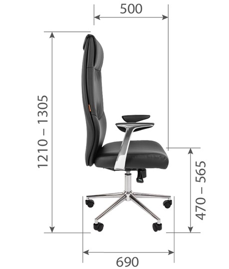 Офисное кресло CHAIRMAN Vista Экокожа премиум коричневая (vista) в Уфе - изображение 6