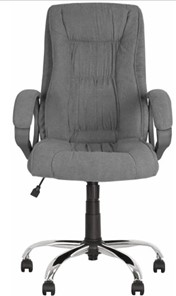 Кресло для офиса ELLY (CHR68) ткань SORO-93, серая в Стерлитамаке