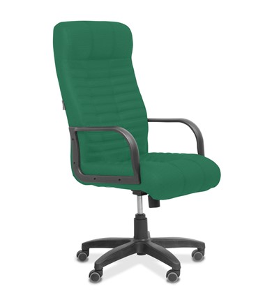 Кресло в офис Атлант, ткань TW / зеленая в Стерлитамаке - изображение