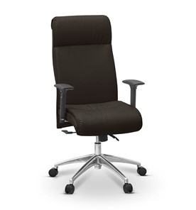 Кресло в офис Dark (подлокотники 3D) экокожа премиум / темно-коричневая CN1113 в Стерлитамаке