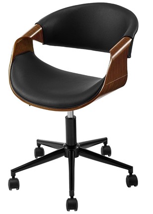 Кресло JY1829-3 черный/орех в Стерлитамаке - изображение