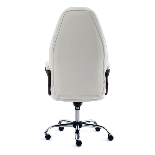 Кресло BOSS Lux, кож/зам, белый, арт.15307 в Стерлитамаке - изображение 4