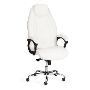 Офисное кресло BOSS Lux, кож/зам, белый, арт.21152 в Стерлитамаке