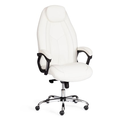 Офисное кресло BOSS Lux, кож/зам, белый, арт.21152 в Стерлитамаке - изображение