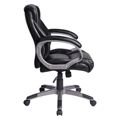 Офисное кресло BRABIX "Eldorado EX-504", экокожа, черное, 530874 в Стерлитамаке - изображение 1