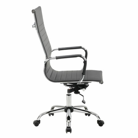 Офисное кресло BRABIX "Energy EX-509", экокожа, хром, черное, 530862 в Стерлитамаке - изображение 2