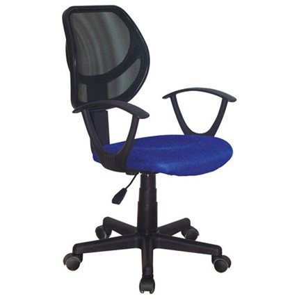 Кресло компьютерное Brabix Flip MG-305 (ткань TW, синее/черное) 531919 в Стерлитамаке - изображение
