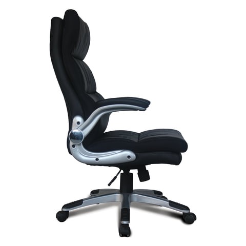 Офисное кресло BRABIX "Fregat EX-510", рециклированная кожа, черное, 530863 в Стерлитамаке - изображение 2