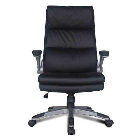 Офисное кресло BRABIX "Fregat EX-510", рециклированная кожа, черное, 530863 в Стерлитамаке - изображение 4
