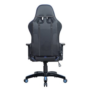 Офисное кресло BRABIX "GT Carbon GM-120", две подушки, экокожа, черное/синее, 531930 в Стерлитамаке - предосмотр 6