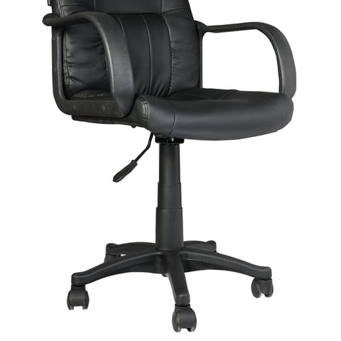 Офисное кресло BRABIX "Hit MG-300", с подлокотниками, экокожа, черное, 530864 в Стерлитамаке - изображение 4