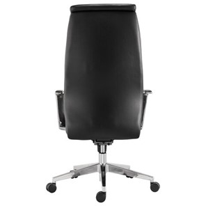 Офисное кресло BRABIX PREMIUM "Jazz EX-757", синхромеханизм, алюминий, экокожа, черное, 532489 в Стерлитамаке - предосмотр 3