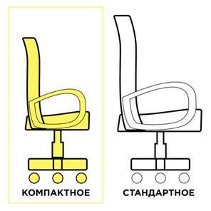 Офисное кресло Brabix Smart MG-313 (без подлокотников, комбинированное, черное/оранжевое) 531844 в Стерлитамаке - предосмотр 10