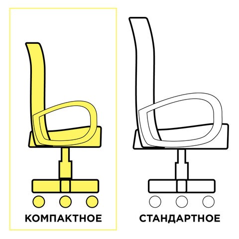 Офисное кресло Brabix Smart MG-313 (без подлокотников, комбинированное, черное/оранжевое) 531844 в Стерлитамаке - изображение 10