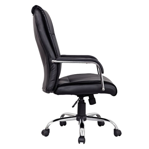 Офисное кресло BRABIX "Space EX-508", экокожа, хром, черное, 530860 в Стерлитамаке - изображение 2