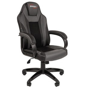 Офисное кресло BRABIX "Tanto GM-171", TW/экокожа, черное/серое, 532574, 7083502 в Салавате
