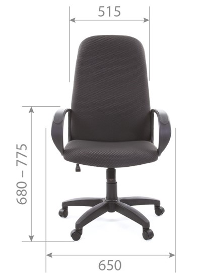 Компьютерное кресло CHAIRMAN 279 JP15-1 черно-серый в Уфе - изображение 4