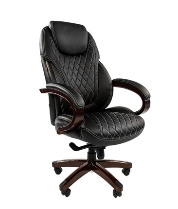 Кресло офисное CHAIRMAN 406, черный 1 в Стерлитамаке - изображение