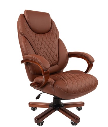 Кресло CHAIRMAN 406, коричневый в Салавате - изображение