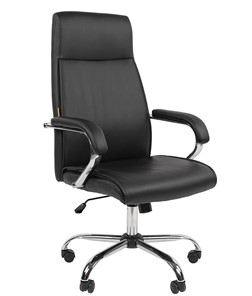 Офисное кресло CHAIRMAN 425 экокожа черная в Стерлитамаке - предосмотр