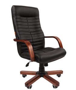 Кресло офисное CHAIRMAN 480 WD, экокожа, цвет черный в Уфе