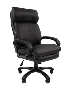 Кресло компьютерное CHAIRMAN 505 Экокожа черная в Уфе