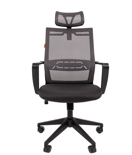 Компьютерное кресло CHAIRMAN 545 сетка/ткань серый в Стерлитамаке - изображение 3