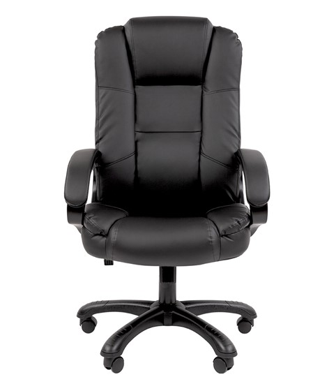 Кресло компьютерное CHAIRMAN 600 экокожа черная в Стерлитамаке - изображение 1