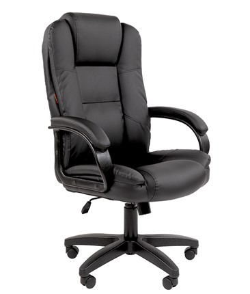 Компьютерное кресло CHAIRMAN 600 LT экокожа черная в Стерлитамаке - изображение