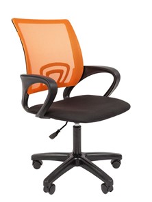 Кресло CHAIRMAN 696 black LT, оранжевый в Салавате