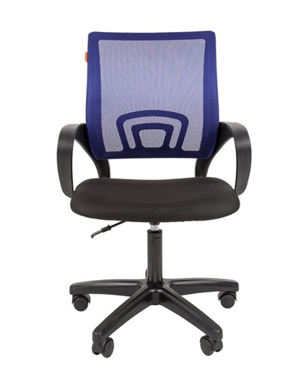 Кресло компьютерное CHAIRMAN 696 black LT, синий в Стерлитамаке - изображение 1